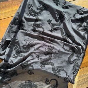 Enchantress Mesh Burnout Dragon Skirt in Dangerous Woman